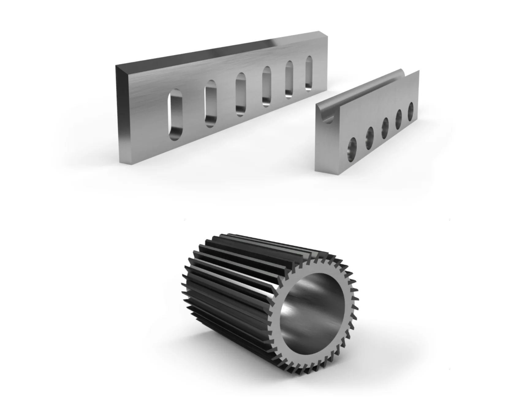 Granulaattorin terät