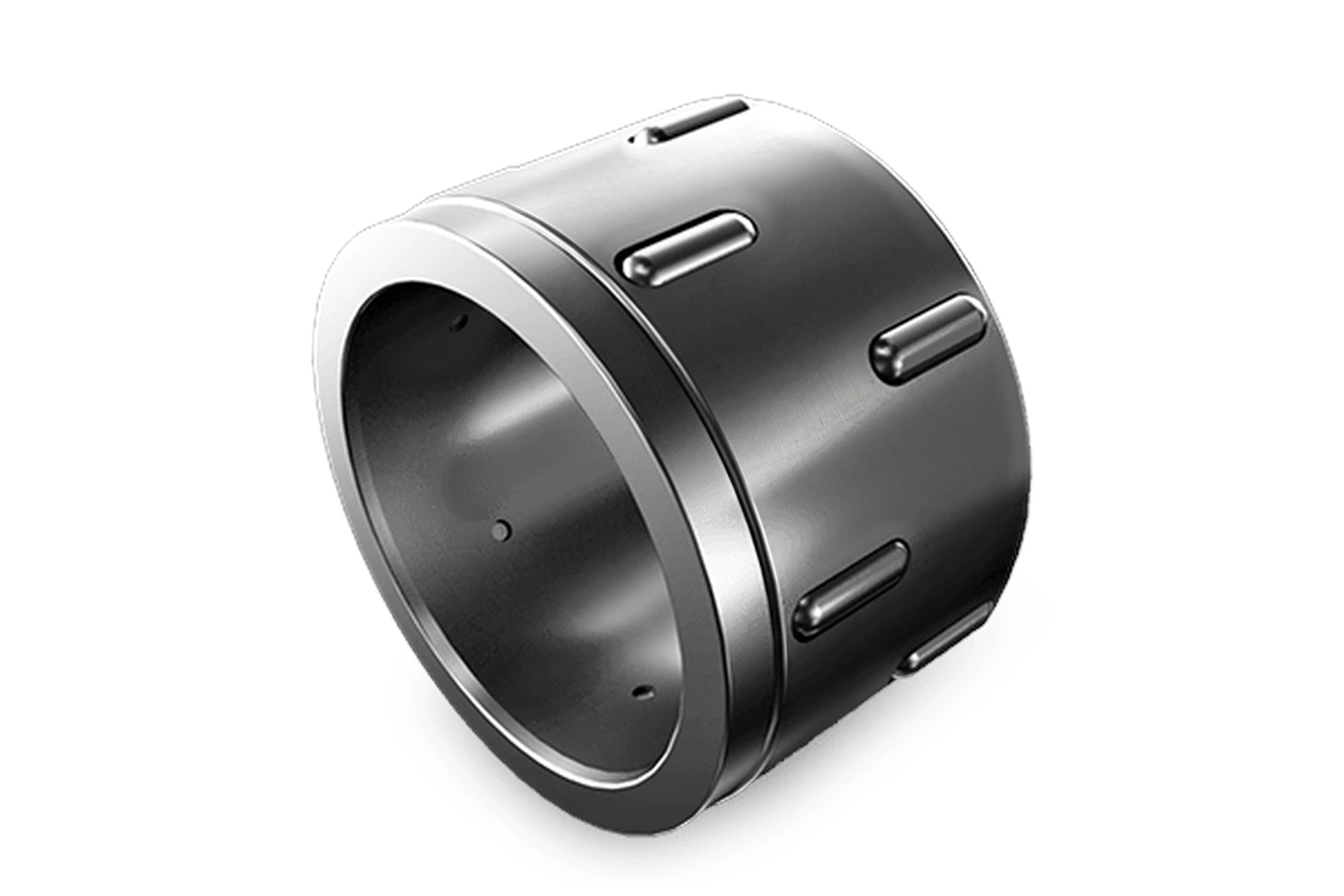 Friction ring with roller bearing construction